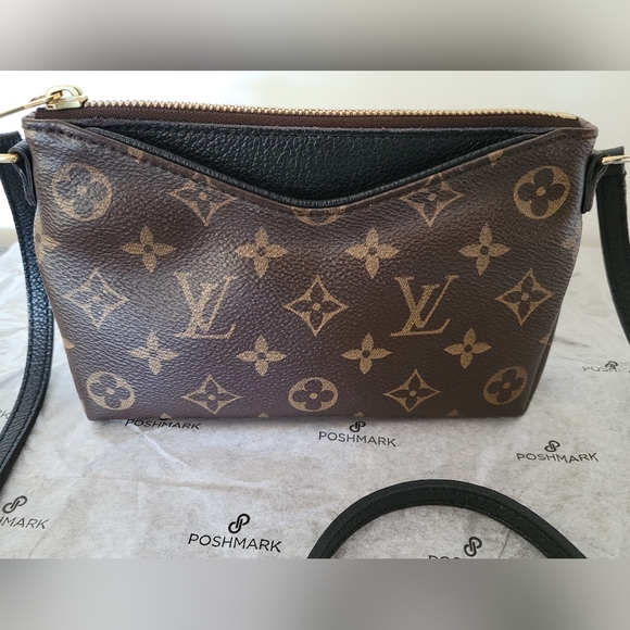 Louis Vuitton, Bags, Louis Vuitton Pallas Clutch Red Bag